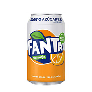 fanta naranja zero Fanta naranja zero