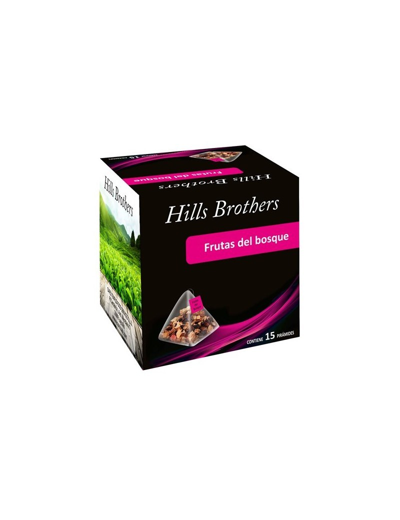 TE_PIRAMIDES_FRUTAS_DEL_BOSQUE_15_UD_ Hills Brothers Frutas del Bosque - Caja con 15 infusiones - Grup Berca Distribucions