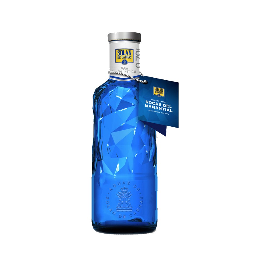 solan_rocas Agua Solán de Cabras Rocas del Manantial - Agua mineral botella de cristal- Grup Berca Distribucions