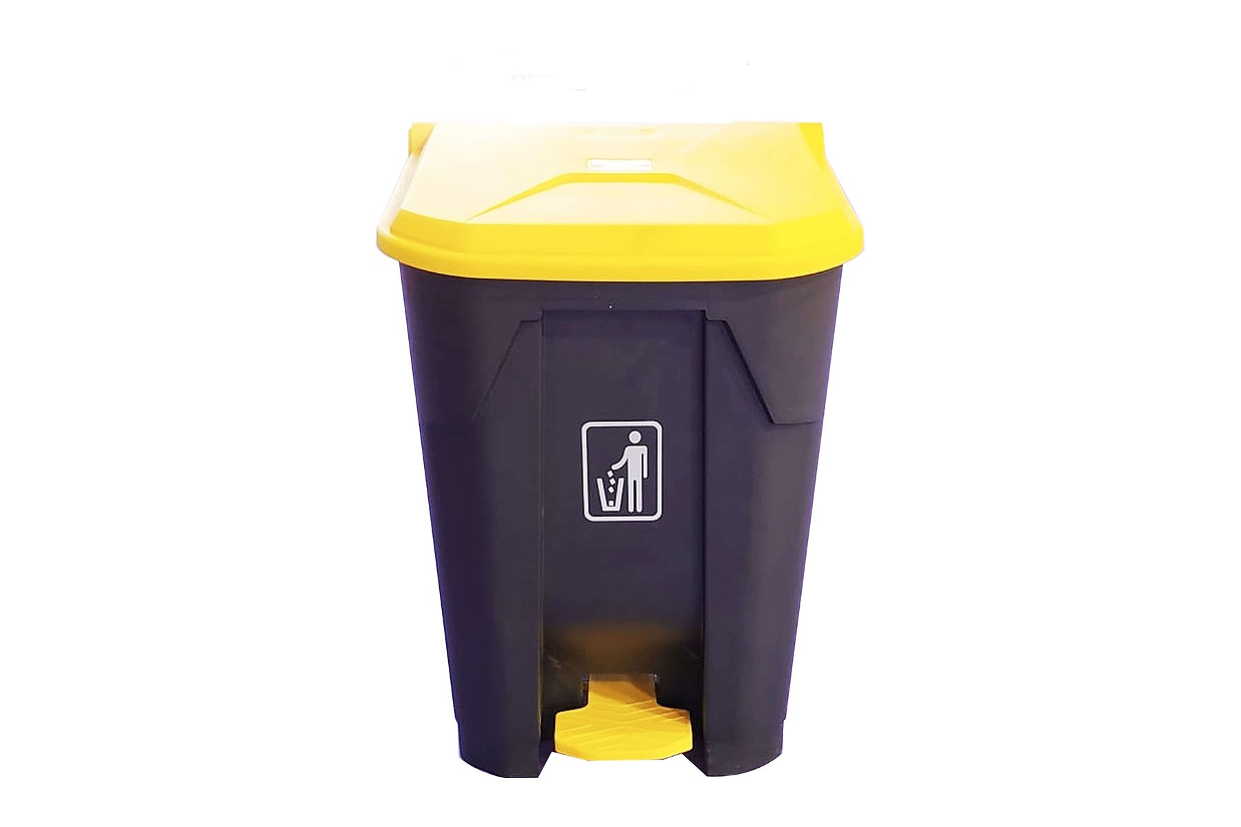 PAPELERA CON PEDAL amarillo 85l 2 PAPELERA CON PEDAL 85L