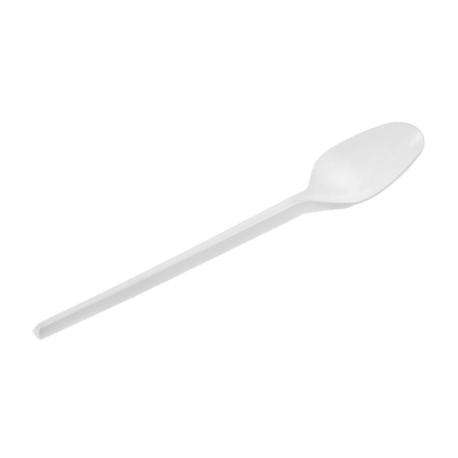 cuchara plastico mesa