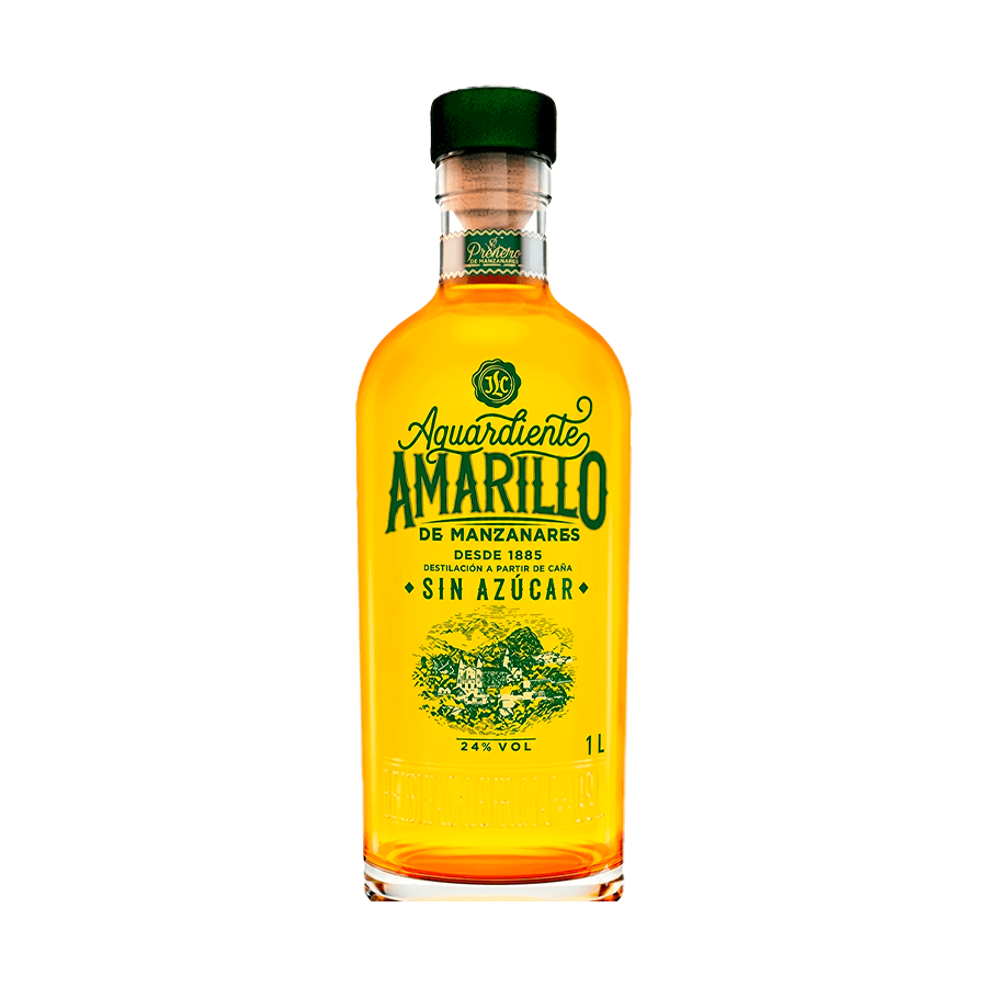 manzanares sisisi Aguardiente Amarillo de Manzanares -1L - Grup Berca Distribucions